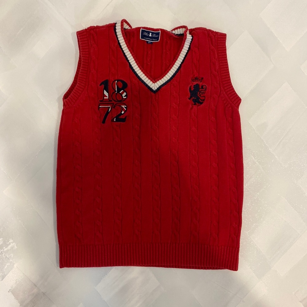 Blue Bears Cable Knit Vest